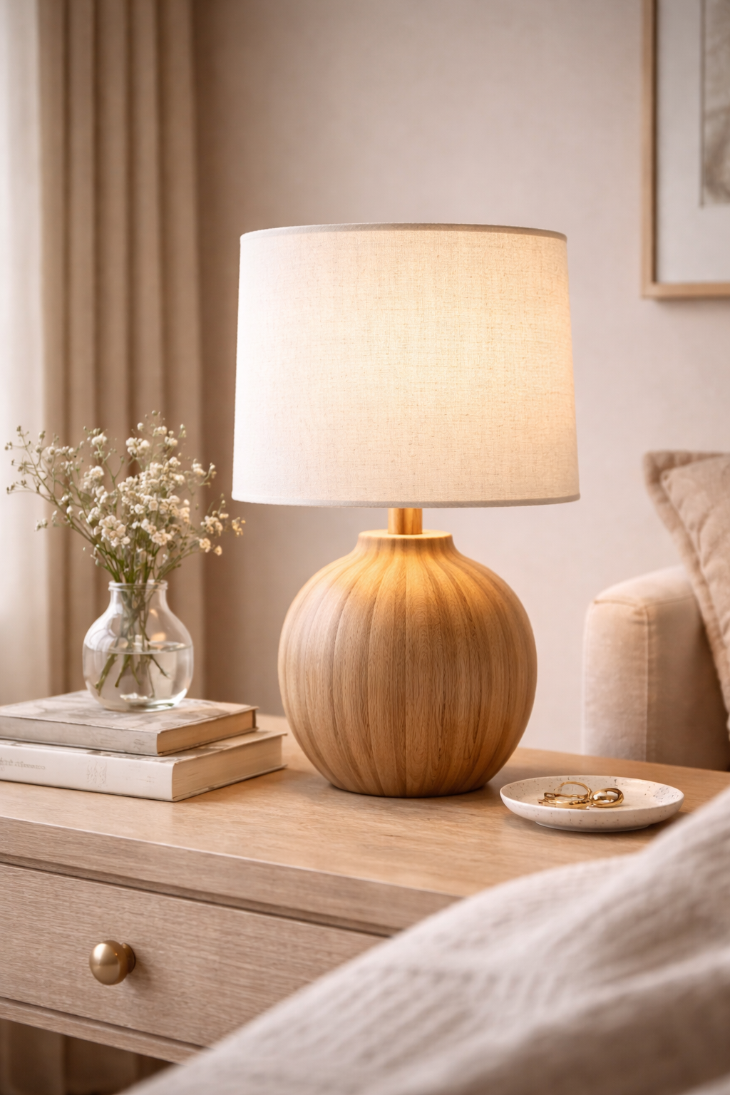 Decorative Wooden Table Lamp