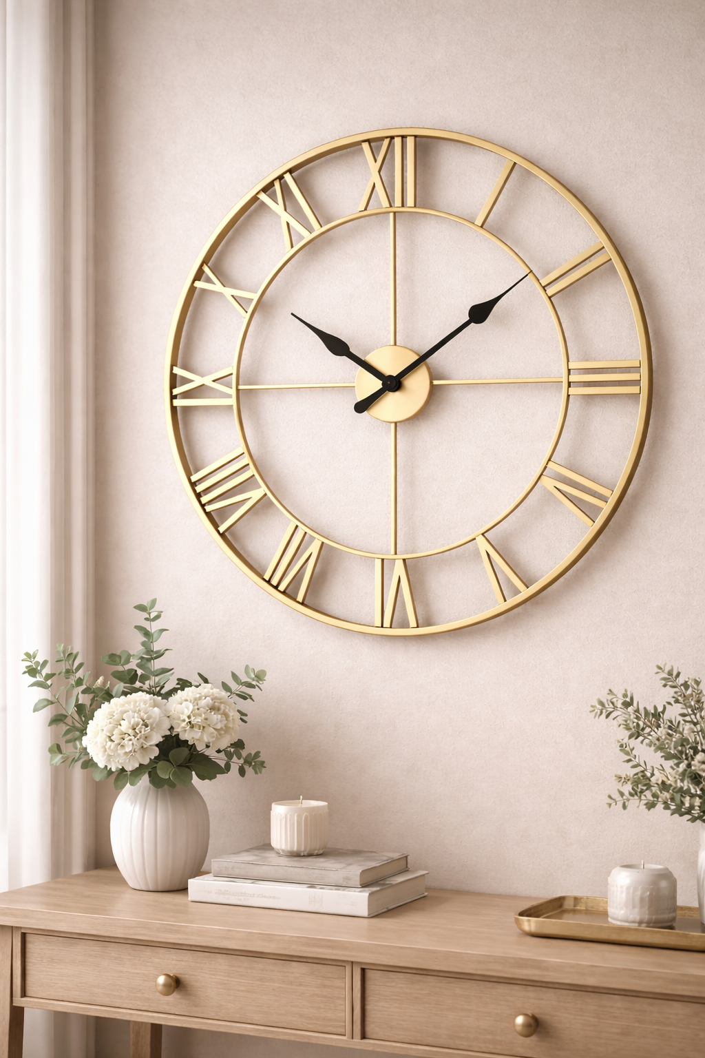 Decorative Metal Wall Clock