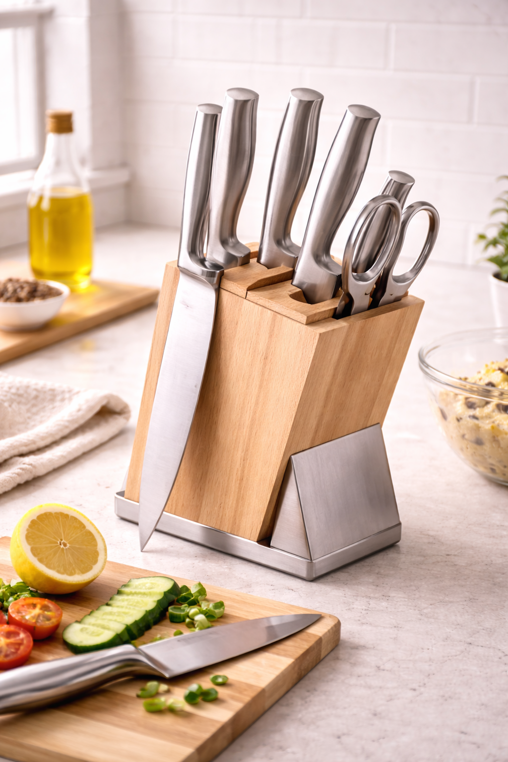 Stainless Steel Kitchen Knife Set